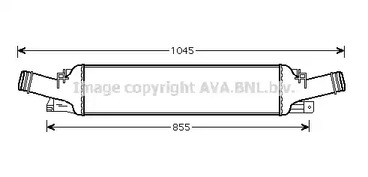 Охладитель воздуха промежуточный AVA QUALITY COOLING AI4294