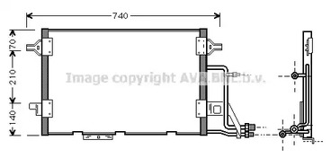 Конденсатор кондиционера AVA QUALITY COOLING AI5137