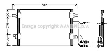 Конденсатор кондиционера AVA QUALITY COOLING AI5176
