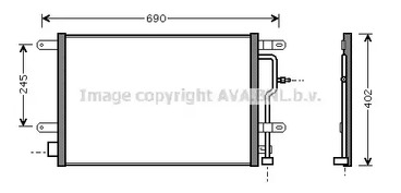 Конденсатор кондиционера AVA QUALITY COOLING AI5194
