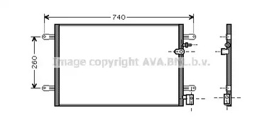Конденсатор кондиционера AVA QUALITY COOLING AI5237