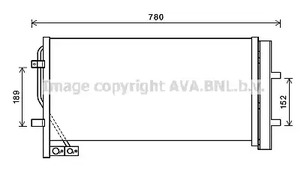 Конденсатор кондиционера AVA QUALITY COOLING AI5382D