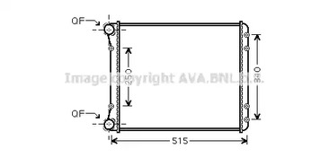 Радиатор охлаждение двигателя AVA QUALITY COOLING AIA2220