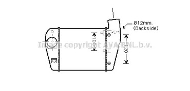 Интеркулер AVA QUALITY COOLING AIA4350