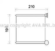 Теплообменник отопление салона AVA QUALITY COOLING AIA6385