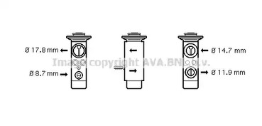 Клапан кондиционера расширительный AVA QUALITY COOLING BW1089