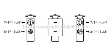 Клапан расширительный системы кондиционирования AVA QUALITY COOLING BW1093