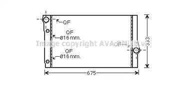 Радиатор охлаждение двигателя AVA QUALITY COOLING BW2410