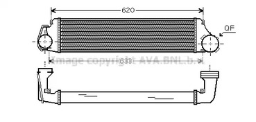 Интеркулер AVA QUALITY COOLING BW4282