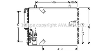 Конденсатор кондиционера AVA QUALITY COOLING BW5183
