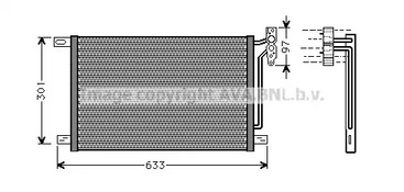 Конденсатор кондиционера AVA QUALITY COOLING BW5215