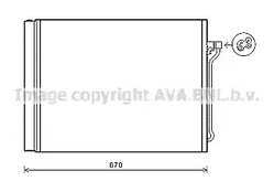 Конденсатор кондиционера AVA QUALITY COOLING BW5409D