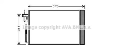 Конденсатор кондиционера AVA QUALITY COOLING BWA5267D