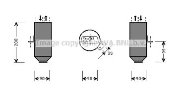 Осушитель кондиционера AVA QUALITY COOLING BWD219