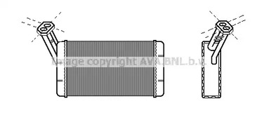 Теплообменник отопление салона AVA QUALITY COOLING CN6024
