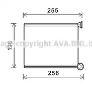 Теплообменник отопления салона AVA QUALITY COOLING CN6281