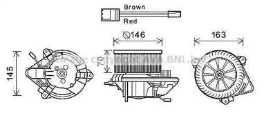Двигатель вентилятора AVA QUALITY COOLING CN8294