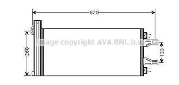 Конденсатор кондиционера AVA QUALITY COOLING CNA5248D