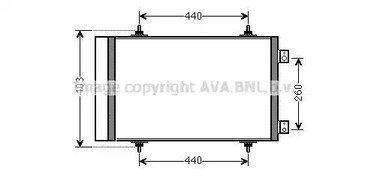 Конденсатор кондиционера AVA QUALITY COOLING CNA5263D