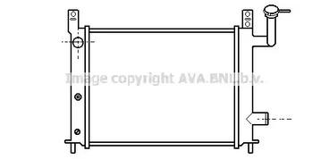 Радиатор охлаждение двигателя AVA QUALITY COOLING DN2046