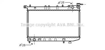 Радиатор охлаждения AVA QUALITY COOLING DN2123