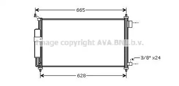 Конденсатор кондиционера AVA QUALITY COOLING DN5251D