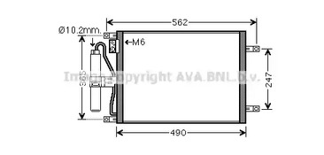 Конденсатор кондиционера AVA QUALITY COOLING DN5252D