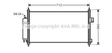 Конденсатор кондиционера AVA QUALITY COOLING DN5263D