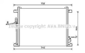Радиатор кондиционера AVA QUALITY COOLING DN5392
