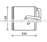 Теплообменник отопление салона AVA QUALITY COOLING DN6410