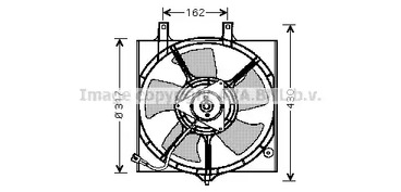 Вентилятор охлаждения AVA QUALITY COOLING DN7510