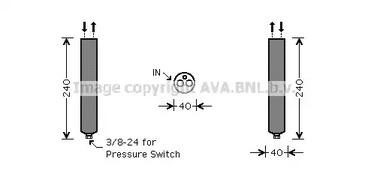 Осушитель кондиционера AVA QUALITY COOLING DND267