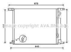 Радиатор кондиционера AVA QUALITY COOLING DWA5139D