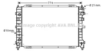 Радиатор охлаждения AVA QUALITY COOLING FD2346