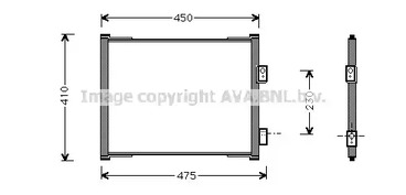 Конденсатор кондиционера AVA QUALITY COOLING FD5262