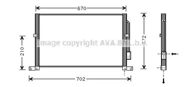 Конденсатор кондиционера AVA QUALITY COOLING FD5302