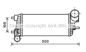 Интеркулер AVA QUALITY COOLING FDA4471