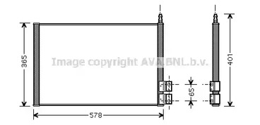 Конденсатор кондиционера AVA QUALITY COOLING FDA5328