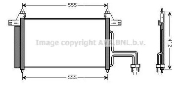 Конденсатор кондиционера AVA QUALITY COOLING FT5253D