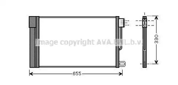 Конденсатор кондиционера AVA QUALITY COOLING FTA5314D