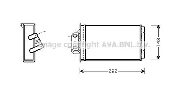 Теплообменник отопление салона AVA QUALITY COOLING FTA6273