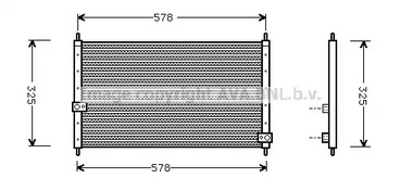 Конденсатор кондиционера AVA QUALITY COOLING HD5062