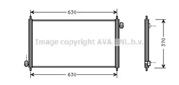 Конденсатор кондиционера AVA QUALITY COOLING HD5107