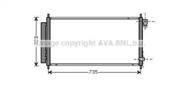 Конденсатор кондиционера AVA QUALITY COOLING HD5222D