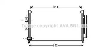 Радиатор кондиционера AVA QUALITY COOLING HD5227D