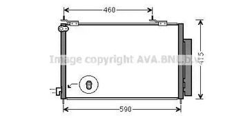 Конденсатор кондиционера AVA QUALITY COOLING HD5242D