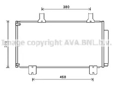 Конденсатор кондиционера AVA QUALITY COOLING HD5247D