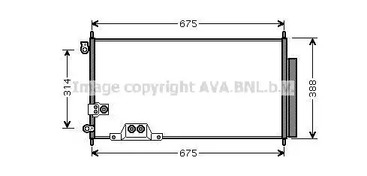 Конденсатор кондиционера AVA QUALITY COOLING HDA5239D