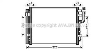 Конденсатор кондиционера AVA QUALITY COOLING HY5189D