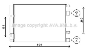 Конденсатор кондиционера AVA QUALITY COOLING HY5268D